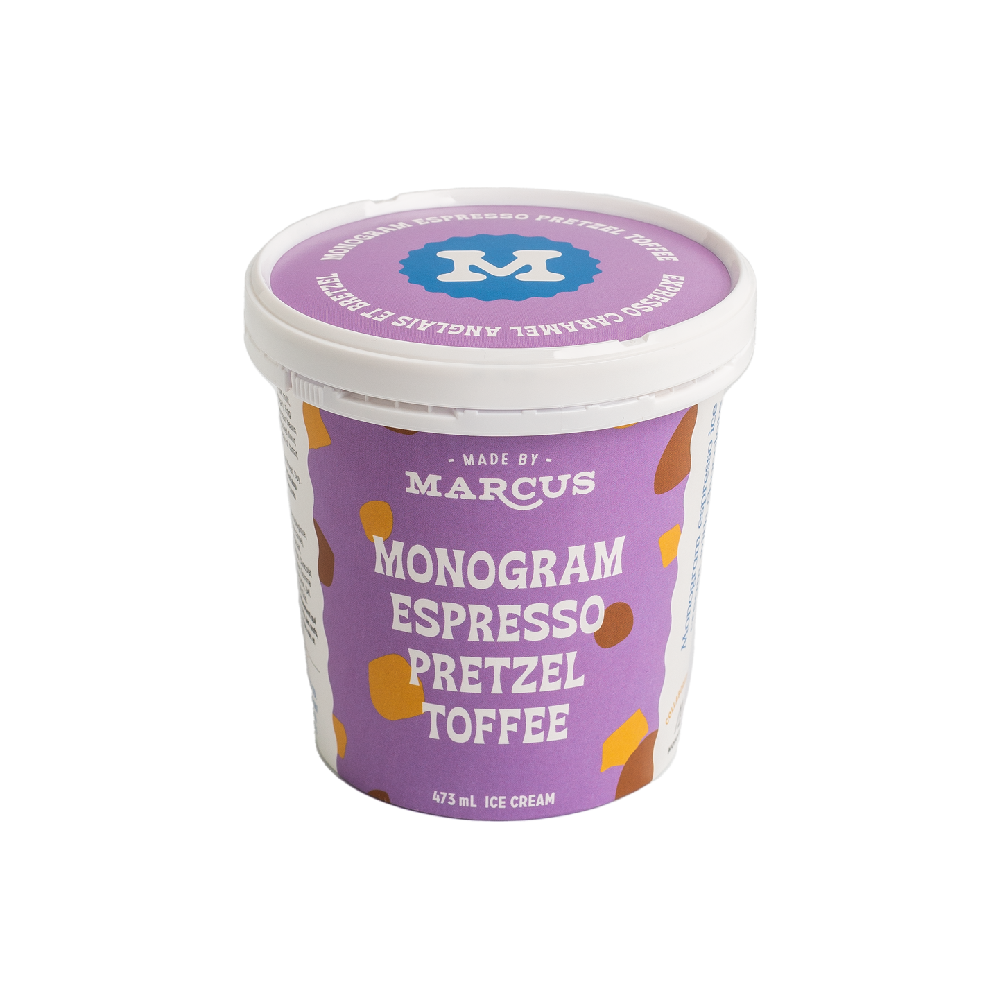 Monogram Espresso Toffee Pretzel Pint (YYC)